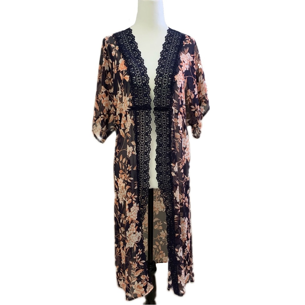 Forever 21 Floral Kimono Coverup